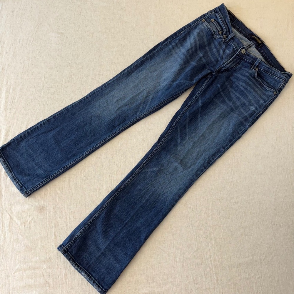 Levis 524 Too Superlow Jeans Y2K 9M Medium Wash Straight Leg Denim Low Rise